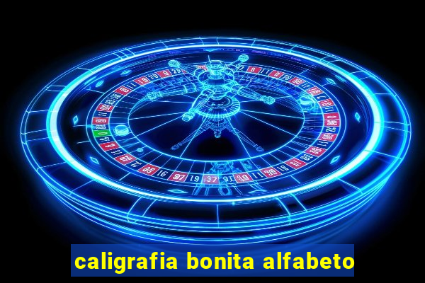 caligrafia bonita alfabeto